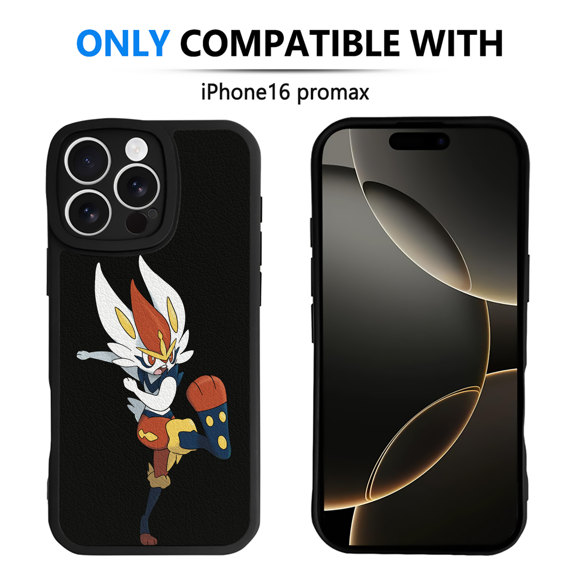 （画像用） ポケットモンスター Pokémon 【iPhone 16シリーズ対応】シリコンスマホケース（レザー調） 材質：シリコン